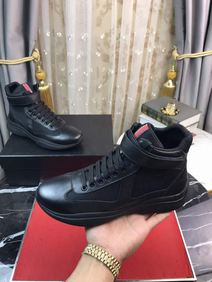 Men P*rada Top Sneakers High