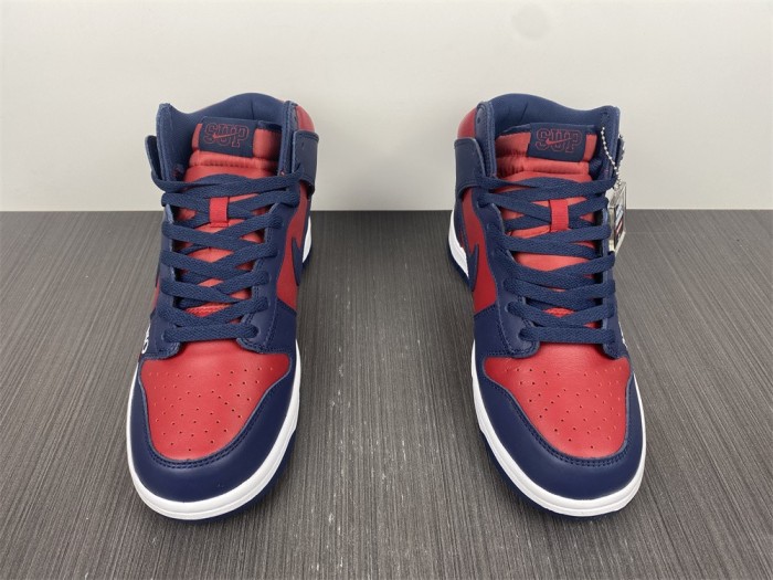 【Free shipping】SB Dunk High Supreme By Any Means Navy  DN3741-600