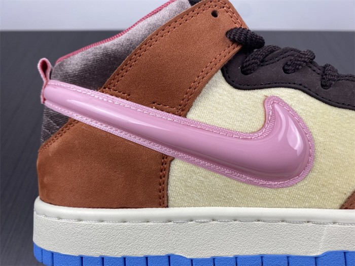 【Free shipping】Dunk Mid Social Status Free Lunch Chocolate Milk  DJ1173-700