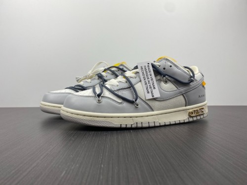 【Free shipping】Dunk Low Off-White Lot 41 DM1602-105