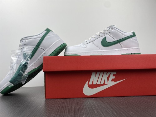 【Free shipping】Dunk Low White Green Noise  DD1503-112