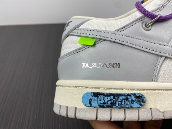 Dunk Low Off-White Lot 48  DM1602-107