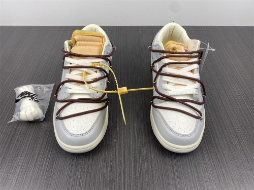 【Free shipping】Dunk Low Off-White Lot 46 DM1602-102