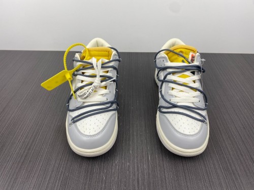 【Free shipping】Dunk Low Off-White Lot 41 DM1602-105