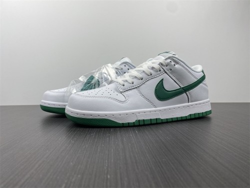【Free shipping】Dunk Low White Green Noise  DD1503-112