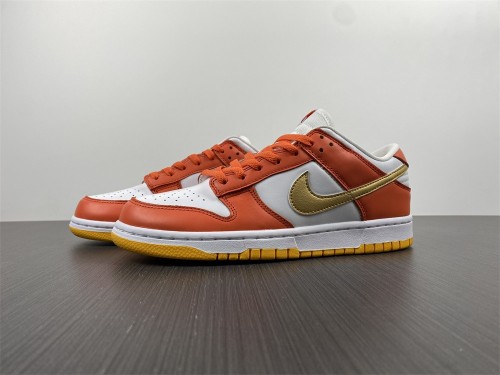 【Free shipping】Dunk Low University Gold  DQ4690-800