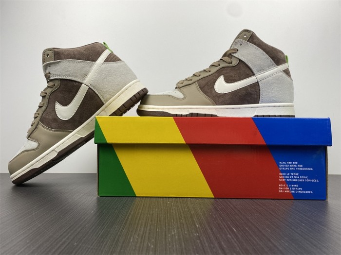 【Free shipping】Dunk High Light Chocolate  DH5348-100