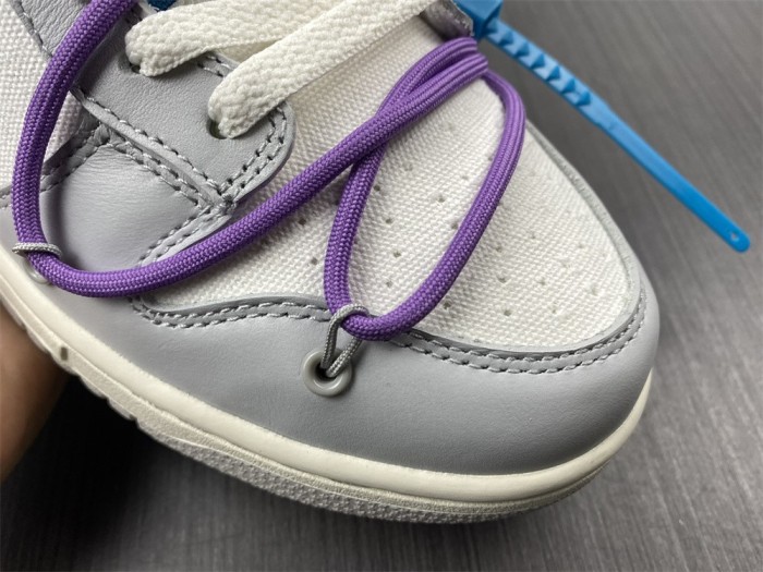 【Free shipping】Dunk Low Off-White Lot 47 DM1602-125