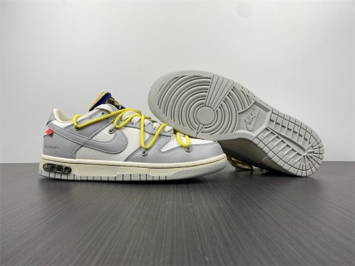【Free shipping】Dunk Low Off-White Lot 27 DM1602-120