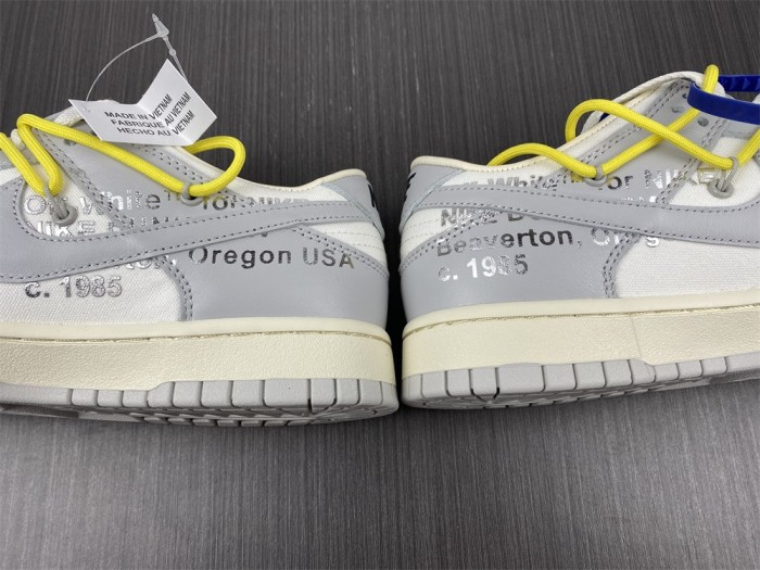 【Free shipping】Dunk Low Off-White Lot 27 DM1602-120