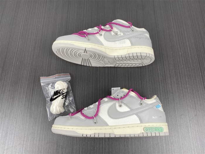 【Free shipping】Dunk Low Off-White Lot 30 DM1602-122
