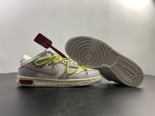 【Free shipping】Dunk Low Off-White Lot 8  DM1602-106