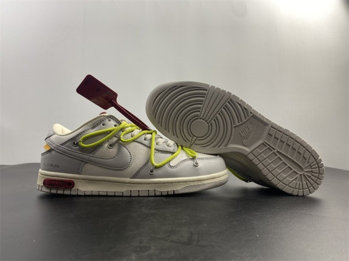 【Free shipping】Dunk Low Off-White Lot 8  DM1602-106