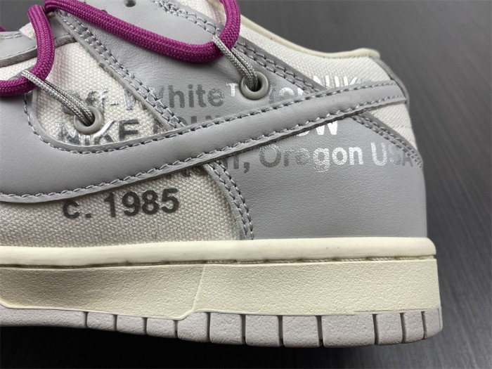【Free shipping】Dunk Low Off-White Lot 30 DM1602-122