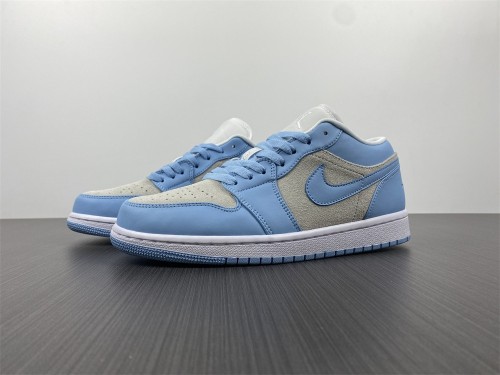 Air Jordan 1 Low Football Grey Aluminum  DC0774-050
