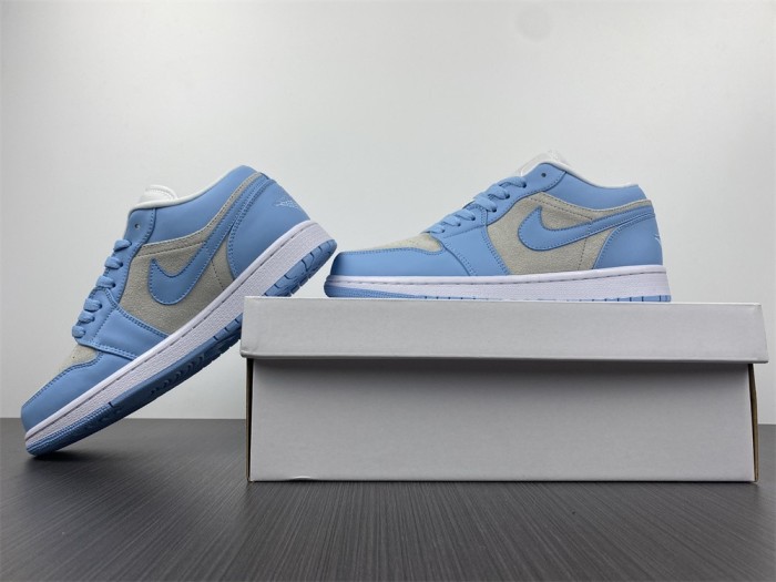 Air Jordan 1 Low Football Grey Aluminum  DC0774-050