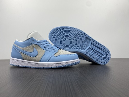 Air Jordan 1 Low Football Grey Aluminum  DC0774-050