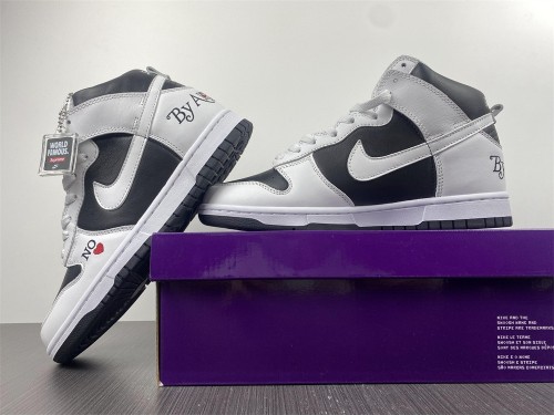 SB Dunk High Supreme By Any Means Black  DN3741-002