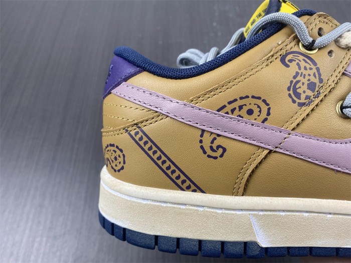 Dunk Low Retro customize Paisley Vibe DD1391-700