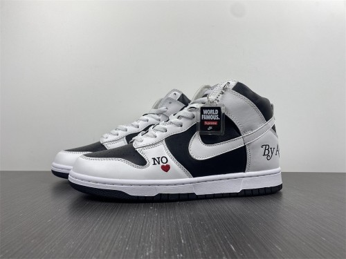 SB Dunk High Supreme By Any Means Black  DN3741-002
