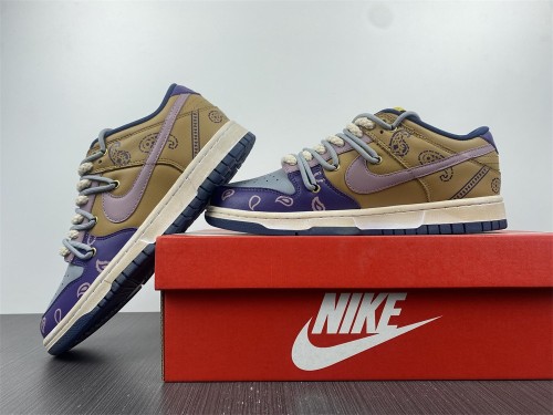 Dunk Low Retro customize Paisley Vibe DD1391-700