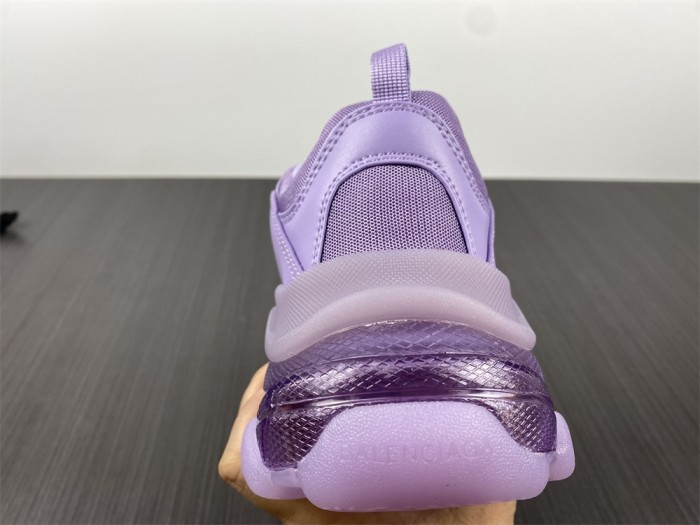 B*alenciaga Triple S Clear Sole Purple  544351W2GA15890