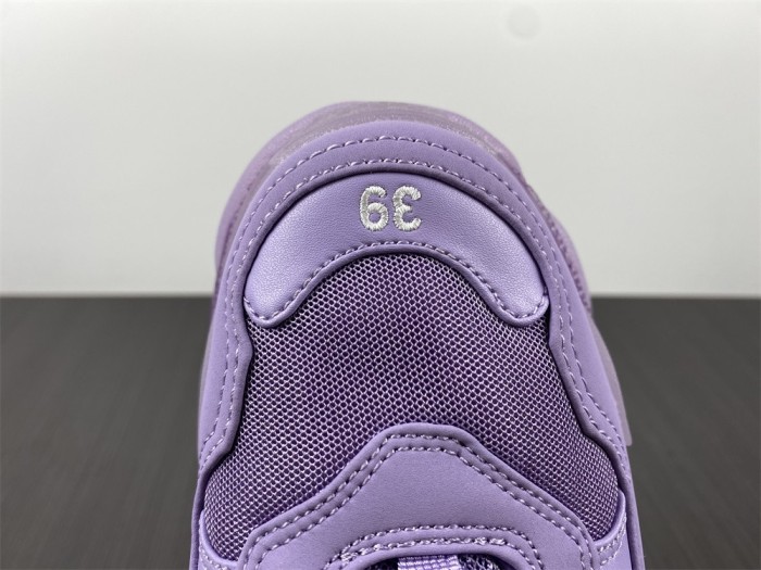 B*alenciaga Triple S Clear Sole Purple  544351W2GA15890