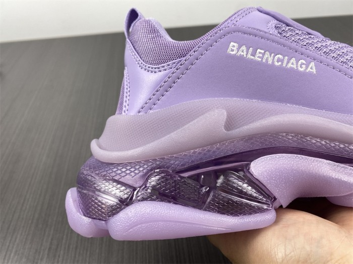 B*alenciaga Triple S Clear Sole Purple  544351W2GA15890