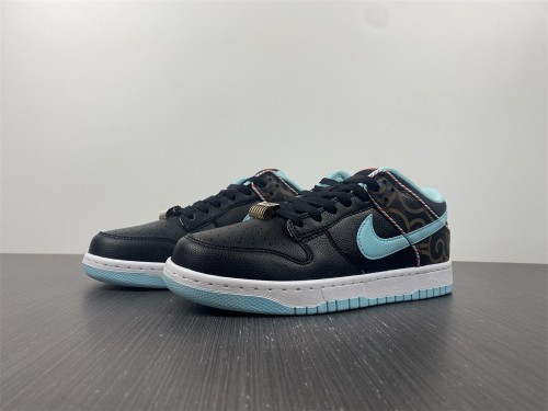Dunk Low SE Barber Shop Black  DH7614-001