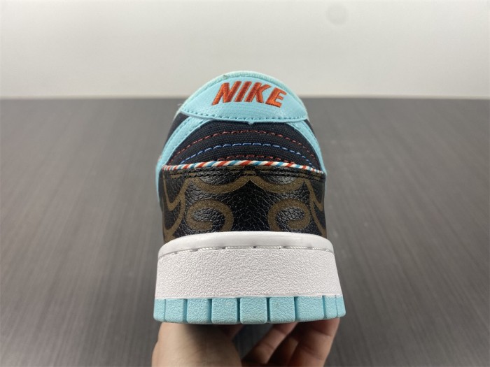 Dunk Low SE Barber Shop Black  DH7614-001