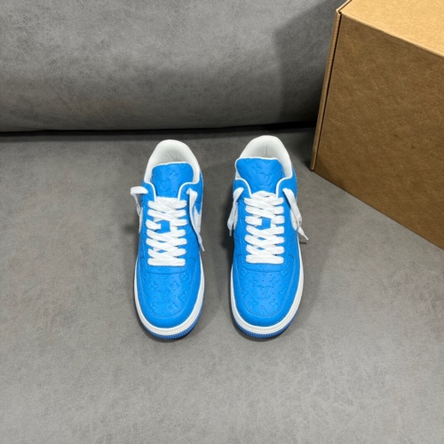 Air Force 1 X L*V light blue