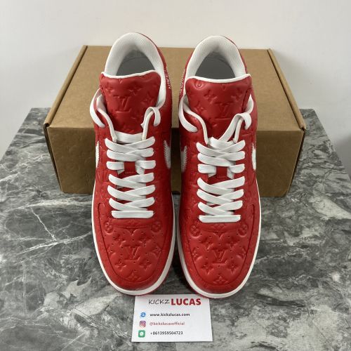 Air Force 1 X L*V red