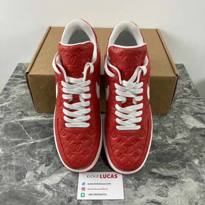 Air Force 1 X L*V red