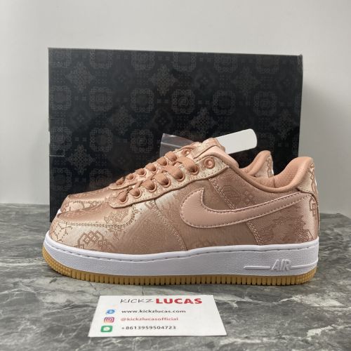 CLOT X Nike Air Force 1 Low “Rose Gold”
