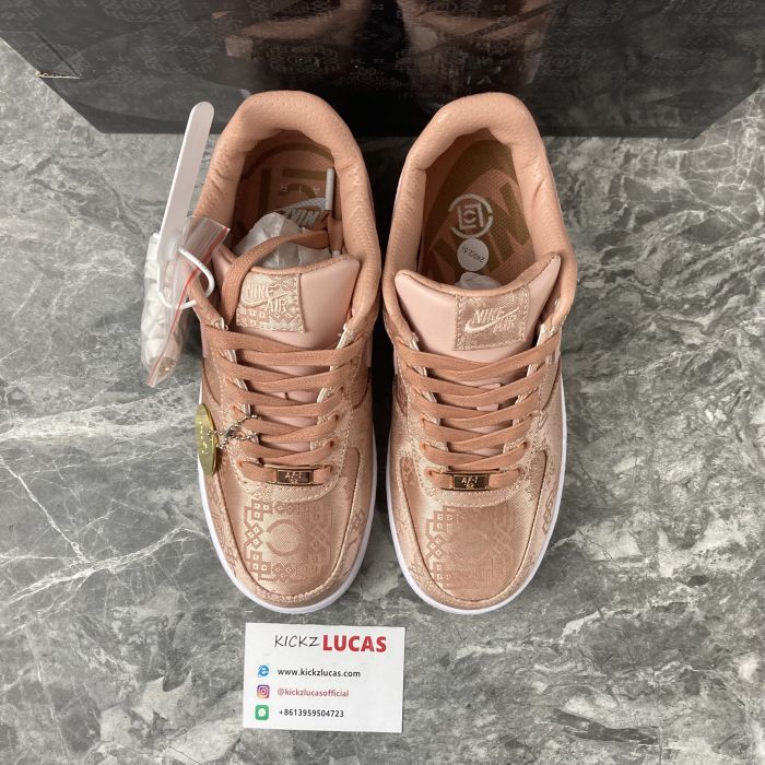CLOT X Nike Air Force 1 Low “Rose Gold”