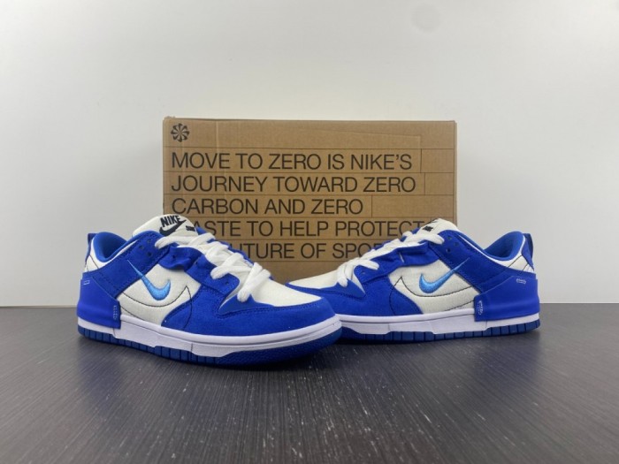 Dunk Low Disrupt 2 White University Blue DH4402-102