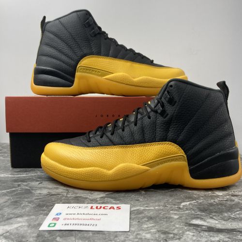 Air Jordan 12 Retro Black University Gold 130690-070
