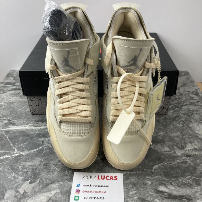 Air Jordan 4 Retro Off-White Sail CV9388-100