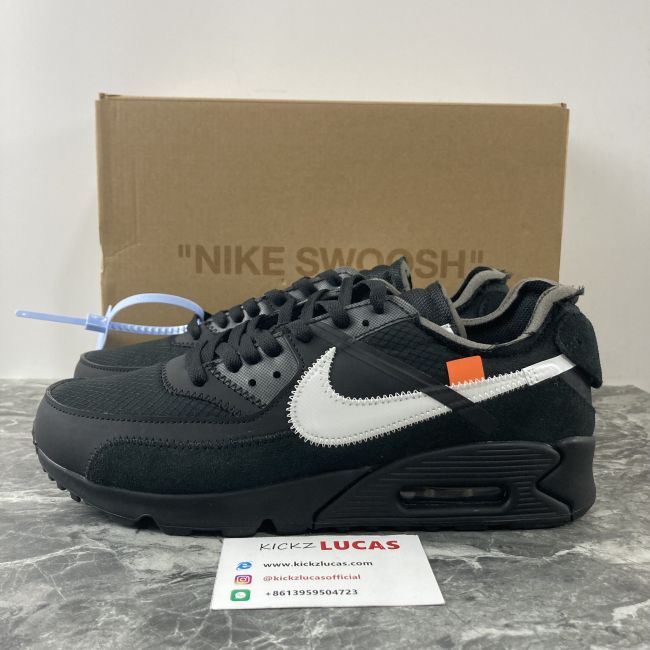 Air Max 90 OFF-WHITE Black  AA7293-001