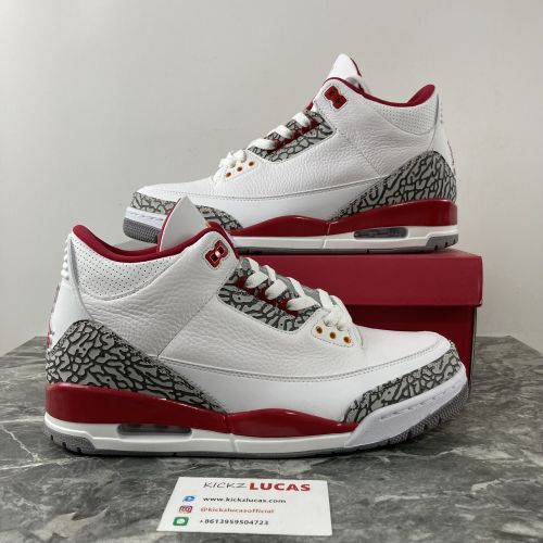Air Jordan 3 Retro Cardinal Red  CT8532-126