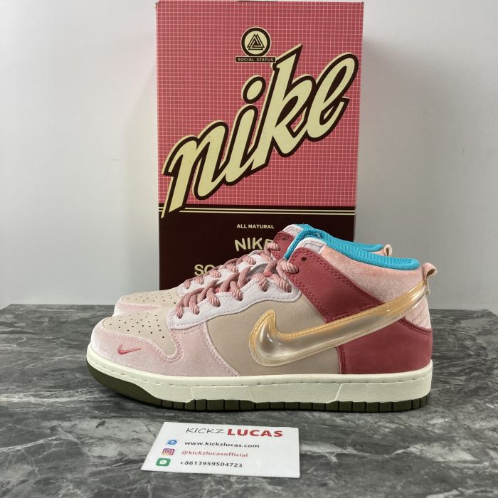 Social Status x Nk SB Dunk High Pro QS DJ1173-600
