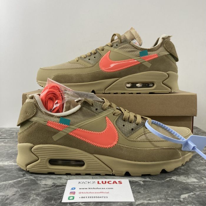 Air Max 90 OFF-WHITE Desert Ore  AA7293-200