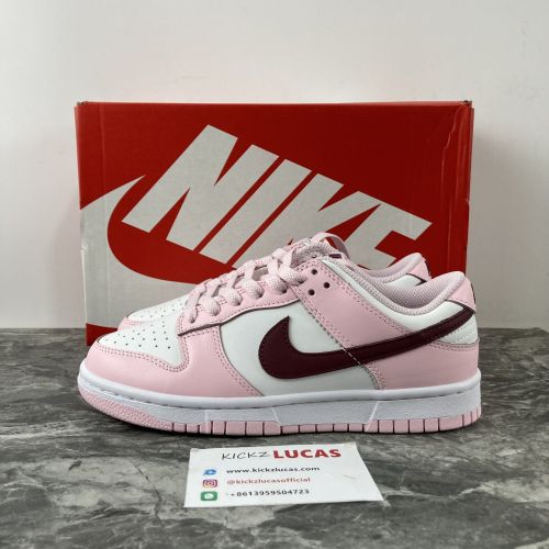 Dunk Low Pink Foam Red White   CW1590-601