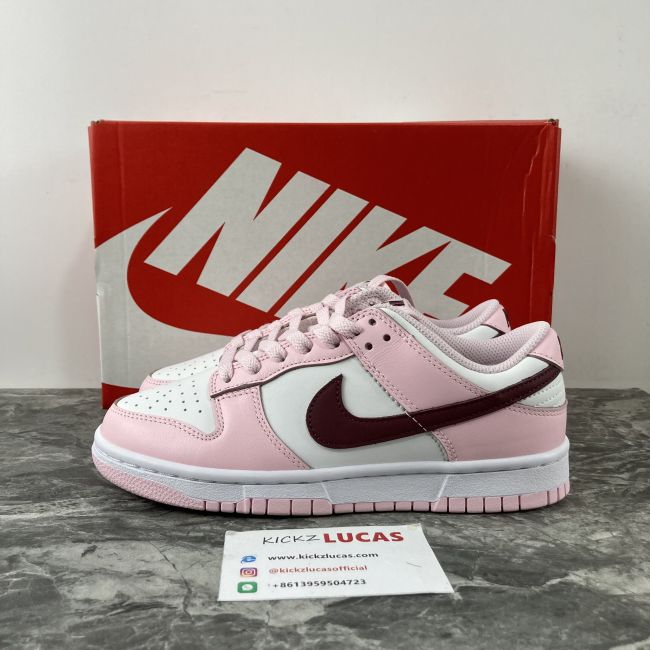 Dunk Low Pink Foam Red White   CW1590-601