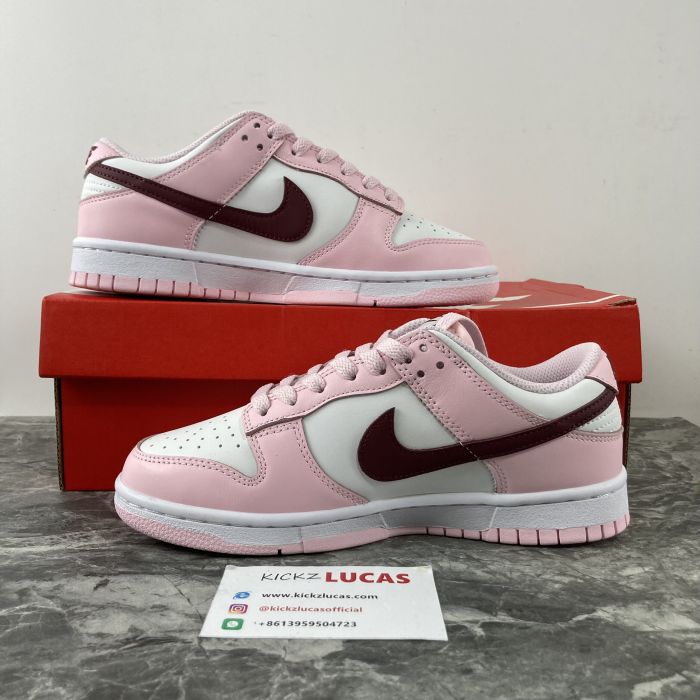 Dunk Low Pink Foam Red White   CW1590-601