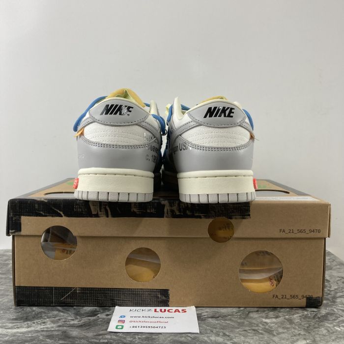 Dunk Low Off-White Lot 5  DM1602-113