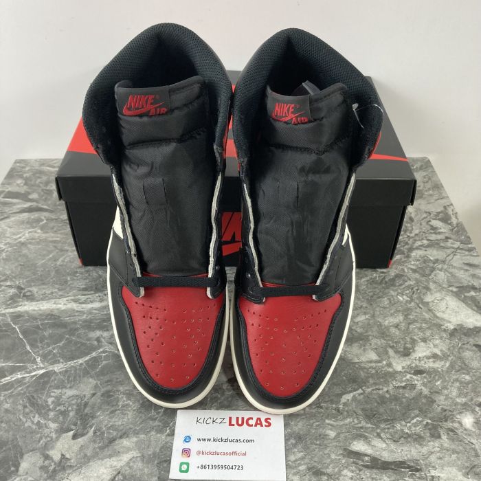 Air Jordan 1 Retro High Bred Toe  555088-610