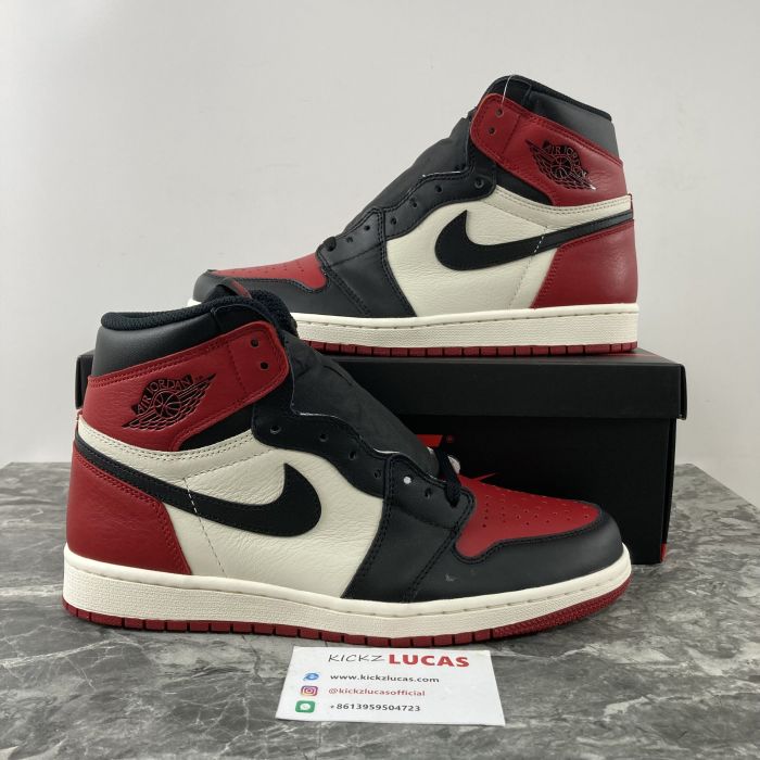 Air Jordan 1 Retro High Bred Toe  555088-610