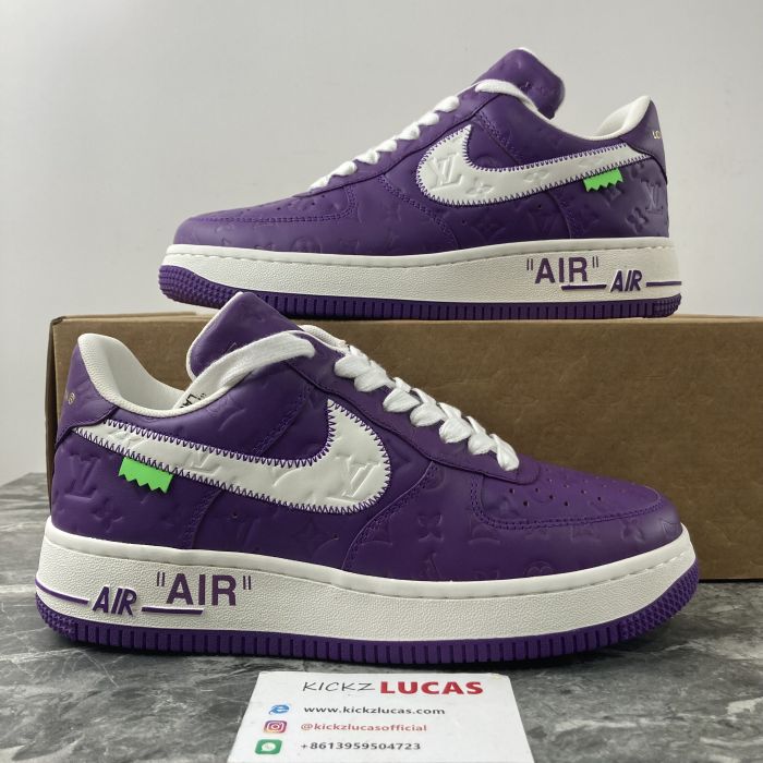 Air Force 1 X L*V purple