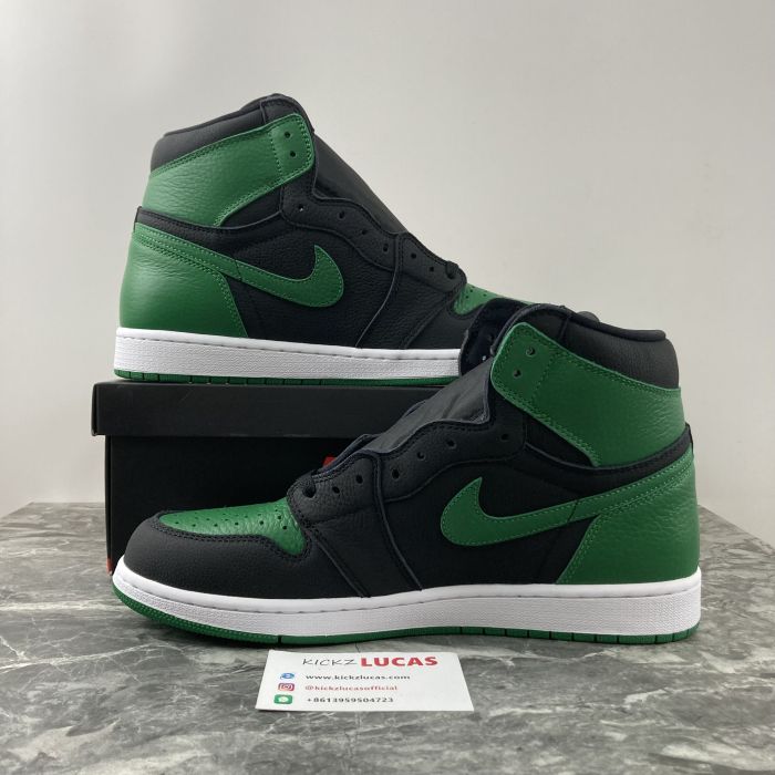 Air Jordan 1 Retro High Pine Green Black  555088-030